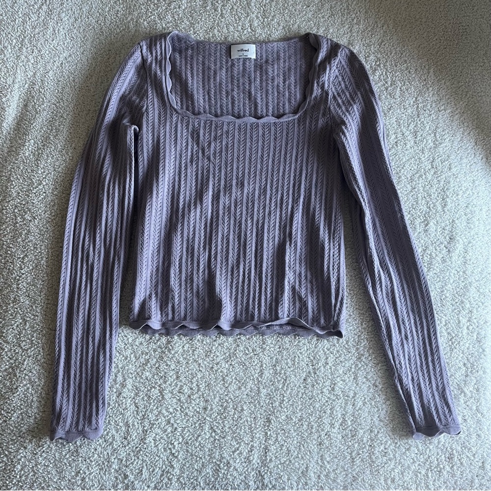 Wilfred Parcel Sweater Morado Grey